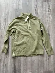 Tommy Bahama Men's Size Medium New Olive Quarter Zip Pullover Shirt $128 NWT