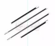 For Lincoln MKZ 2017-2020 Chrome+black Side Skirt Door Moulding Plate Cover Trim