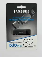 New Samsung DUO Plus USB Type-C Flash Drive 32GB MUF-32DB/AM