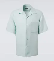 [Zegna] Zegna Linen shirt UK 16 white