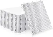 Fabbay Dryland Slick Tiles Ice Hockey Floor 12 x 12 Squares Skating Ice Floor Tiles Training Flooring Tile Synthetic Ice Slick Interlocking Training Surface for Hockey Shooting Outdoor Indoor