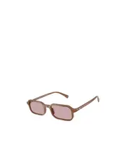 full frame sunglasses 54 Bright milky white light brown
