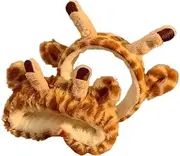 2 Pcs Giraffe Hairband Giraffe Makeup Headband Washing Face Hair Band Fluffy Skincare Headbands Spa Shower Head Wrap for Women Girls