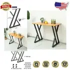 Elegant Bar Height Metal Table Legs - 800Lb Support with Adjustable Feet