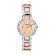 Fossil Virginia Ladies Two-Tone Stainless Steel Watch ES3405 StainlessSteel Two Tone 796483050761