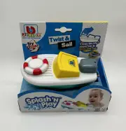 BB Junior Splash N Play Twist & Sail Motorboat Baby Bath/Shower Pool Water Toys