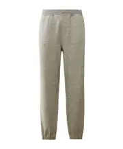 Elastic waistband sweatpants S lime and stone mixed color