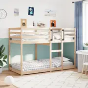 Bunk Bed without Mattress Single Bed Slatted Bedstead Solid Wood Pine vidaXL