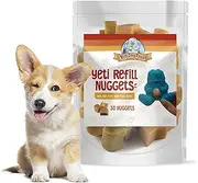 Yeti Refill Nuggets for Puff and Play Dog Toys - Natural Himalayan Yak Cheese Treats, Promotes Dental Health, Suitable for All Dogs, Ideal for Interactive Chew Toys and Dispensers, 30 Pieces, 14 Oz