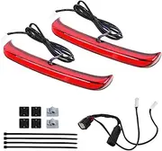 Dakchor Rear Saddlebag Tail Light, Red Lens Motorcycle Saddlebag Lights for Harley Touring Road King Road Gilde Street Gilde Electra Glide 2014-2023 Left + Right Taillight 6 PIN Plug
