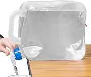 Water Bladder Tank, Outdoor Water Storage Container, Portable 10L Foldable Large-Capacity Bucket for Travel Home Vehicle Camping Outdoor Hiking Preppers