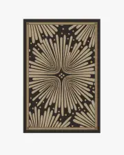 120' x 185' | Machine Washable Runner Rug | Kid & Pet Friendly | Indoor Rug | Jonathan Adler Gatsby Black & Gold Tufted Rug | Ruggable