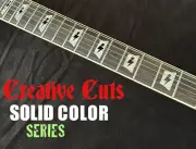 AC/DC Angus SG Lightning Bolt BLACK Decals 4 Guitars with Trapezoid Inlays