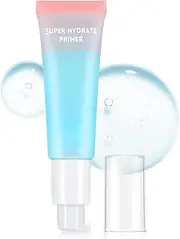 Boobeen Blue Face Primer, Hydrating & Gel-Based Face Primer, Moisturizing Makeup Base, Long Lasting & Smoothing Matte Foundation Cream