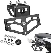 Motorcycle Fender Eliminator Kit Fit Kawasaki Ninja 650 License Plate Holder Ninja Z650 ZX650 2017 2018 2019 Tail Tidy Black Aluminium