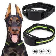 Dog Pet Anti Bark Training Collar Electric Stop Barking Collar Rechargeable