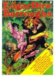 1975 UK EDGAR RICE BURROUGHS tabloid size magazine - Michael Moorcock, Tarzan