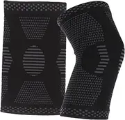 MUSISALY Knee Pads for Sports Leg Sprain Relief Support Lightweight Breathable Protective Covers Fitness Knee Wraps