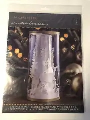 Lia Griffith Winter Lantern Vellum Shimmer Tea Light Holiday Craft Project NEW