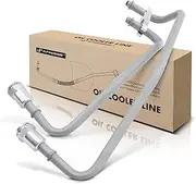 A-Premium Automatic Transmission Oil Cooler Hose Assembly Replacement for Jeep Wrangler 2012-2019 Wrangler JK Inlet and Outlet