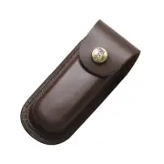 5" Durable Leather Knife Sheath Folding Pocket Multi Tool Pouch Holster Case