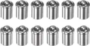 uxcell 12pcs Ball Plunger 10x13/12x16mm 304 Stainless Steel Precision Positioning Beads Ball Point Spring Plungers Ball Catch Latch for Door Mechanical Devices Clamps Furniture