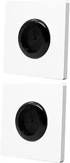 HYTROVE Flexible Opening 2pcs Cord Cover for Wall Hole Outlet Light Switch Cover Plate
