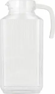 1.7L Glass Fridge Jug ater & Jug Juice Drinks Serving Water Fridge Container.