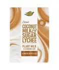 Dove Beauty Plant-Based Bar Soap - Lot of 4 Bars - Coconut Milk & Sugar Lychee