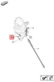 Genuine PORSCHE Brake Pipe/Hose To Caliper Housing Left 971614705J