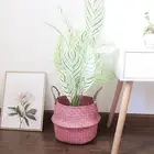 Flower Basket Dirt-proof Saving Space Foldable Simple Decorative Basket No Odor