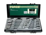 Force 51211 Reversible Gear 8-19mm 12pc Two Way Ratchet Spanner Wrench Set+Gift