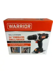 Warrior 12V Lithium 3/8" Cordless Drill/Driver Set