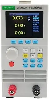 East Tester Dc Load Tester 400W.0-150V,0-40A, Battery Tester,Battery Discharge,2.8-inch TFT LCD Screen,ET5410A+.Grey,Supply Software