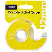 J.Burrows Double-sided Tape with Dispenser 12mm x 25m