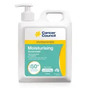 Cancer Council Moisturising Sunscreen SPF 50+ 1 Litre