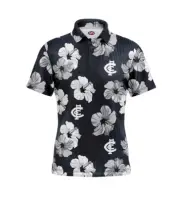 Carlton Blues 2023 AFL Aloha Golf Polo Sizes S-5XL!