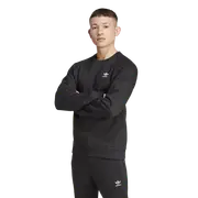 [Adidas] Adidas Essential Trefoil Crew Fleece Sweatshirt - Men Sweatshirts