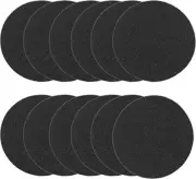 12 Pack Compost Bin Charcoal Filters Round Compost Bucket 6.7 inches 10mm thick