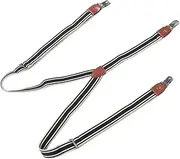 [ROMISBABA] Adjustable Elastic Men's Suspender for Party Comfortable Elastic Straps Breathable for Senior Suitable for Suit Jeans