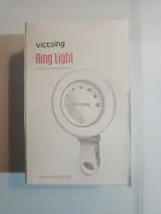 portable clip on makeup ring light for cell phone and computers rechargeable