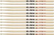 Vic Firth 6-Pair American Classic Hickory Drum Sticks Wood 5B
