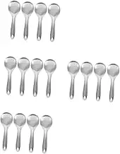 Ciieeo Sets in-one Grater Spoon Set Manual Garlic Ginger Mincer Zester Grater Strainer Spoon Efficient for Cheese Fruits Pcs