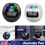 Wireless Bluetooth-compatible Speaker Rechargeable Radio Handsfree Alarm Clock