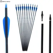 28/30/31" Carbon Fiber Arrow Archery Hunting Nocks Recurve/Compound Bow Shooting