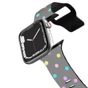 Apple Watch Series 4-6, SE (44mm) Impact Band Pastel Multicolor Polka Dot