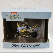New Nickelodeon The Legend of Korra 20oz Coffee Mug Black Elements Anime Cartoon
