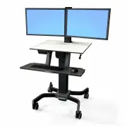 Ergotron WorkFit C Dual Cart