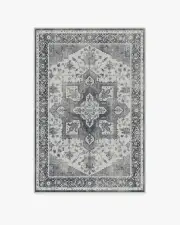 120' x 185' | Machine Washable Runner Rug | Kid & Pet Friendly | Indoor Rug | Kira Stone Blue Flatwoven Rug | Ruggable