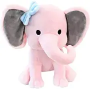 Stuffed Elephant Animal Plush Toys 9 Inch (Pink)